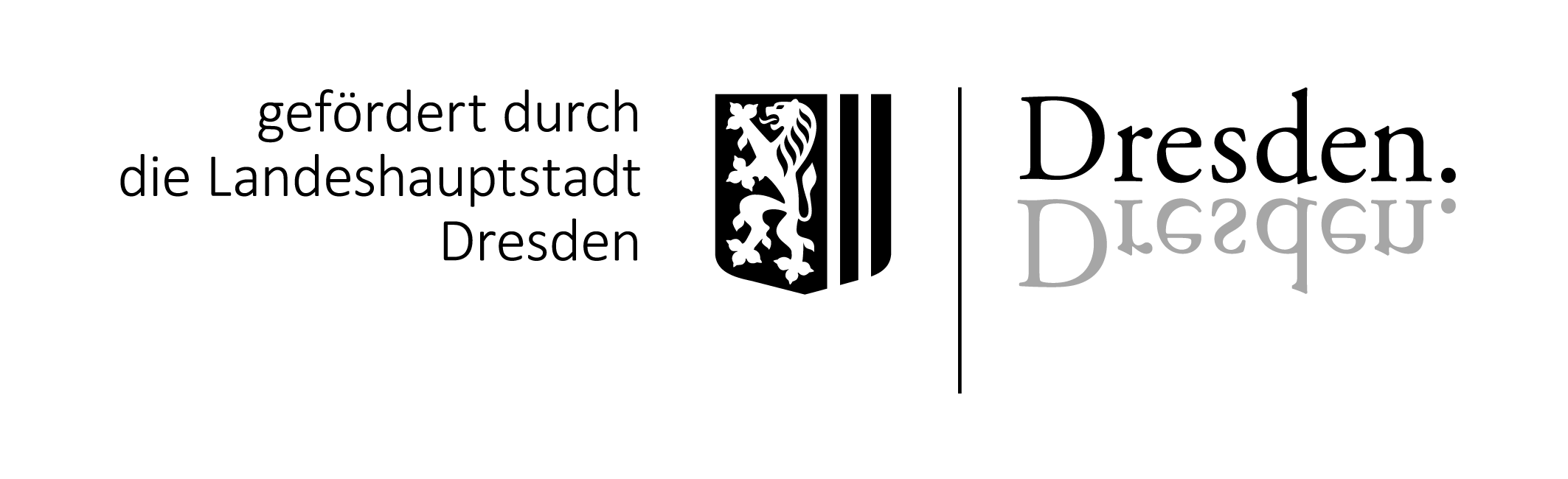 Logo Förderung Landeshauptstadt Dresden