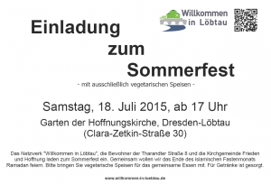 Plakat Sommerfest 2015