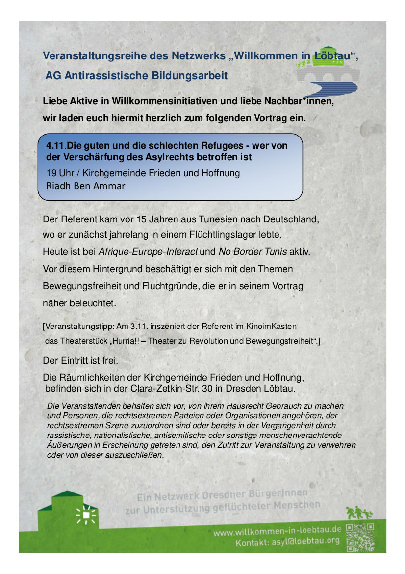 Die guten und die schlechten Refugees - wer von der Verschärfung des Asylrechts betroffen ist