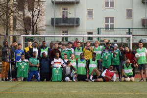 Die Fußballmannschaft von Willkommen in Löbtau