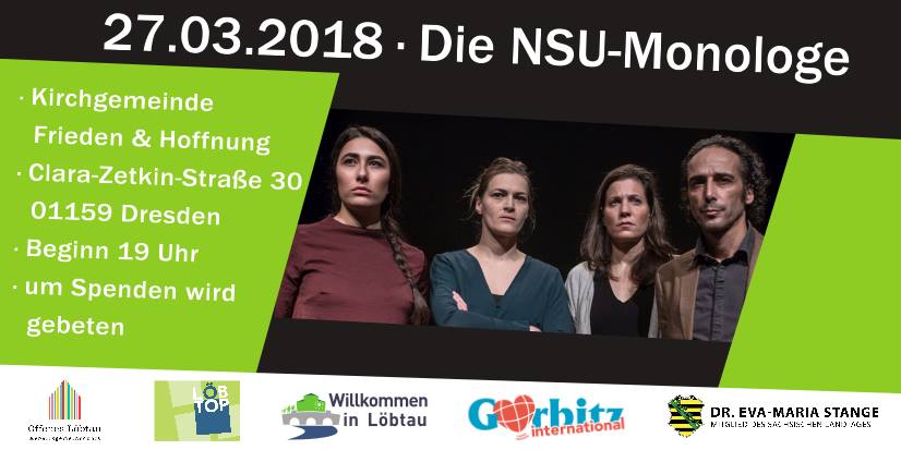 NSU-Monologe - Bühne für Menschenrechte in Löbtau