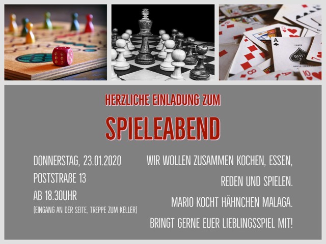 Begegnung International - Spieleabend