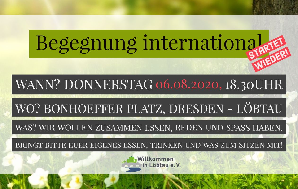 Internationales Picknick im Bonhoeffer Park