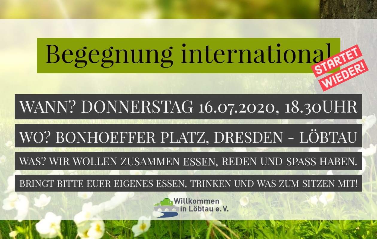 Internationales Picknick im Bonhoeffer Park