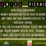 Buntes Picknick im Rahmen von United against Racism