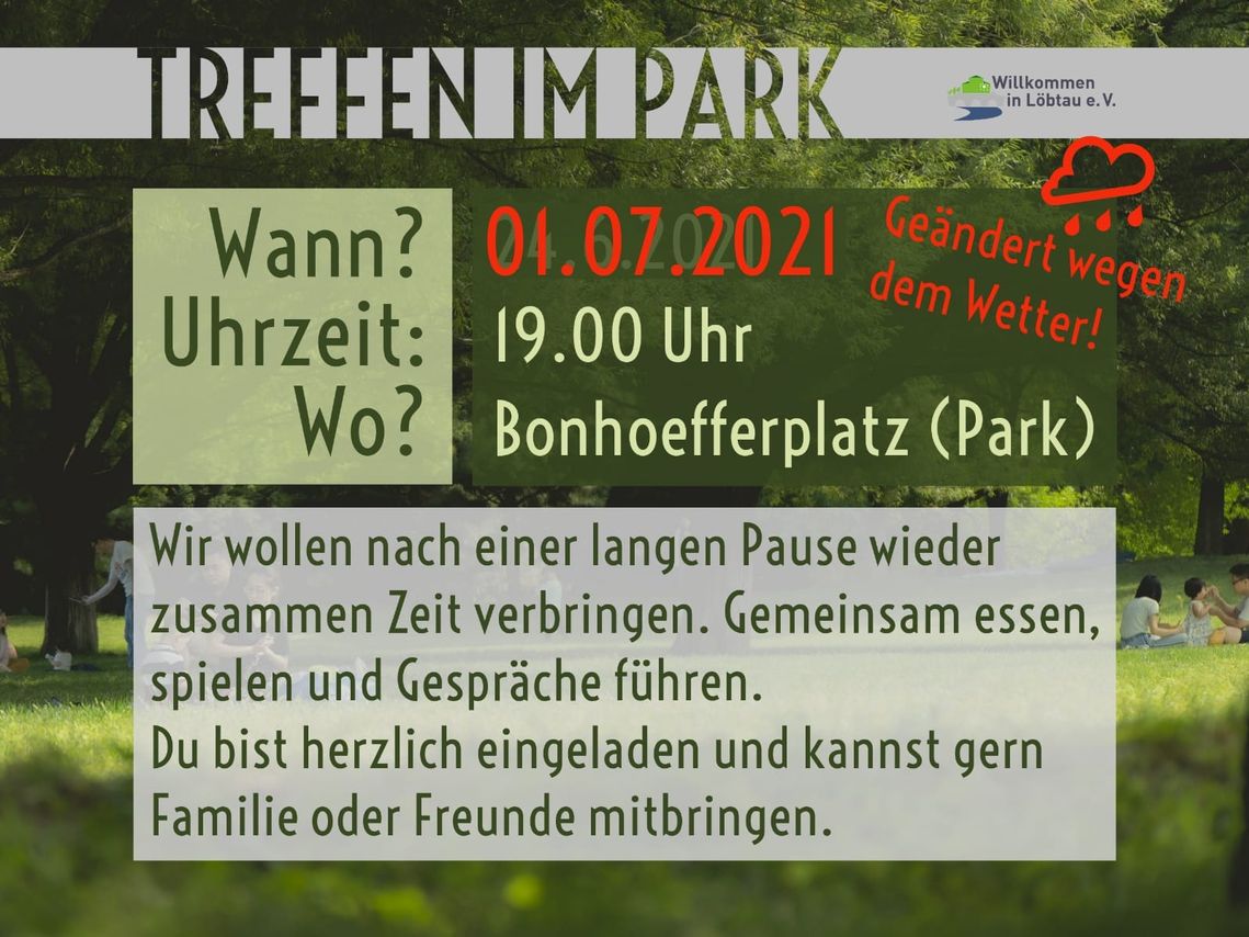 Treffen im Park