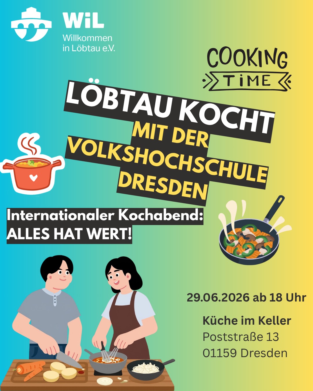 Löbtau kocht mit der VHS Dresden